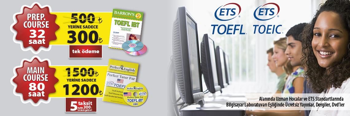 TOEFL-TOEIC İngilizce Kurs Kampanyaları